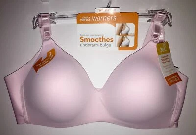 Sujetador Warners Contorno Sin Alambres Suavizado Lateral Cobertura Completa Sin Efectos Secundarios Acolchado Foto 1 de 4