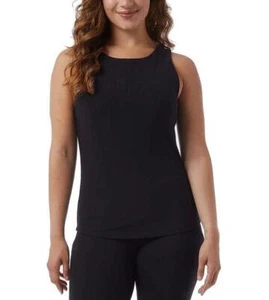 NEW! WOMENS 32 DEGREES COOL SOFT TEXTURED RIBBED TANK WITH BUILD IN BRA! VARIETY - Picture 1 of 4
