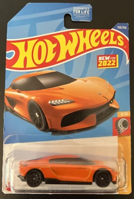 Mattel Hot Wheels *чехол M* 2022 HW Turbo 8/10 ~ No138 Koenigsegg Gemera ~ оранжевый - Изображение 1 из 4