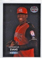 2017 Hickory Crawdads (High A-Texas Rangers) Demarcus Evans