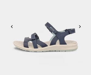 ECCO Cruise li Nubuck Flat Sandal Size 37 RRP $240 - Picture 1 of 10