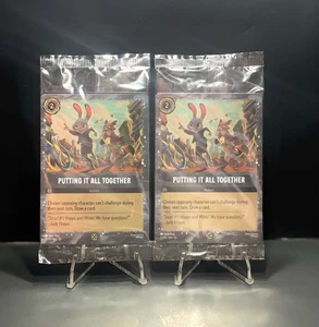 Disney Lorcana TCG Zootopia 2 Movie Promo - Putting It All Together Sealed X2 - Bild 1 von 2