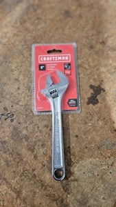 Craftsman CMMT81622 verstellbarer Schraubenschlüssel: 8" OAL-Stahl, poliert verchromt - Bild 1 von 3