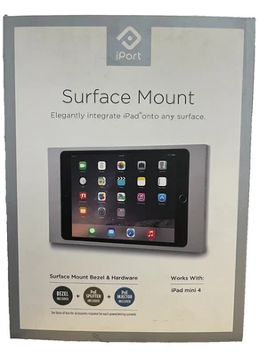 iPort Surface Mount for Apple iPad mini 4 - Silver 337691 - Image 1 of 2