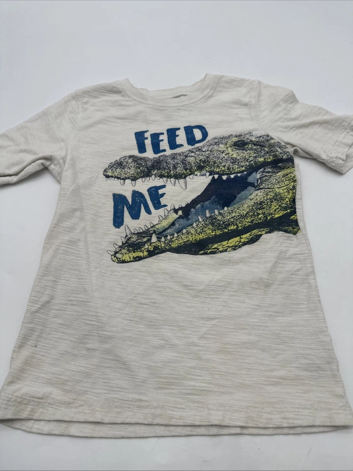 Camiseta Jumping Beans Juvenil Niño 7X Estampado Gráfico Blanco..#27211 Foto 1 de 4