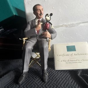 WDCC "It Was All Started By a Mouse" Walt Disney, Mickey Mouse, MINT, Box, COA - Picture 1 of 6