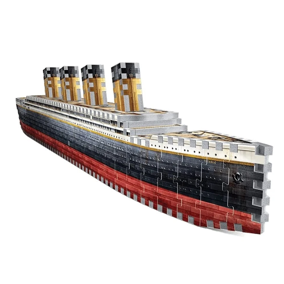 Wrebbit3D Titanic 3D Puzzle | 440 Jigsaw Puzzle Pieces | Historical Ship and ... - Image 1 of 3
