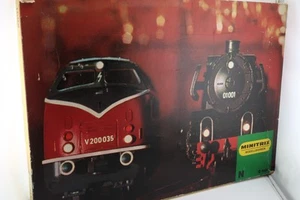 MINITRIX STARTPACKUNG 1004 * SBB SCHWEIZER SCHNELLZUG & OVAL * 1969 * OVP - Bild 1 von 9