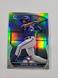 2023 Bowman Chrome Manuel Beltre Lunar Glow Refractor BCP-79 - Picture 1 of 2