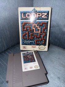 Loopz Nintendo NES Game And Box