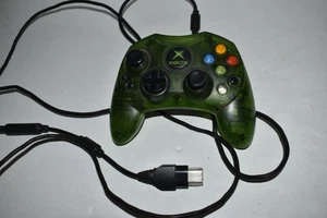 XBOX ORIGINAL OEM S WIRED Gaming Controller HALO GREEN   (PLB41) - Picture 1 of 3