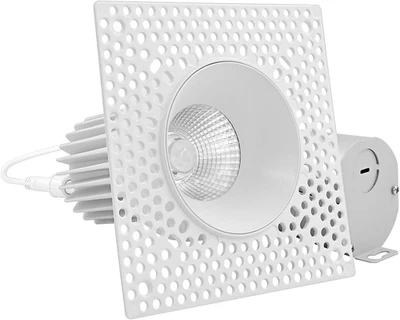 3 Inch Trimless LED Recessed Lighting, 15W, 1100LM, 5CCT Selectable 2700K-5000K, - Image 1 of 4