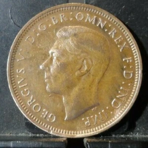 CIRCULATED 1945 1/2 PENNY UK COIN (90519)1..... - Picture 1 of 3