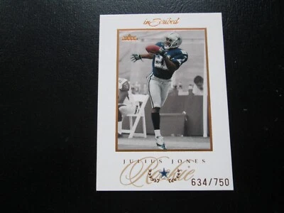 JULIUS JONES 2004 FLEER INSCRIBED ROOKIE CARD #634/750 - Image 1 of 3