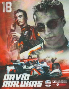 Tarjeta de héroe Honda Dallara Indy" 2023 David Malukas HMD ""2a versión"" Honda Dallara Indy coche - Imagen 1 de 2