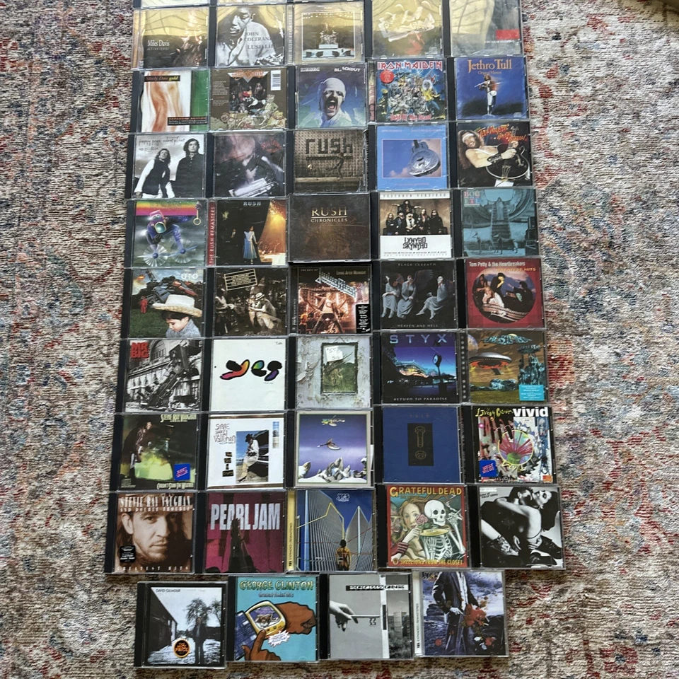 Lot Of 49 Classic Rock  Jazz Rush Zeppelin Miles Davis Coltrane Look Free Ship Foto 1 de 4