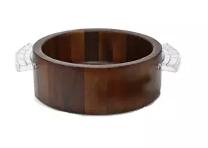 Orrefors Street Acacia wood Salad Serving Bowl - Picture 1 of 1