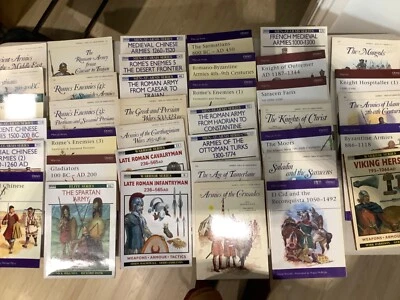 OSPREY BOOKS (MEN AT ARMS, ELITE, WARRIOR AND OTHERS) SECOND HAND