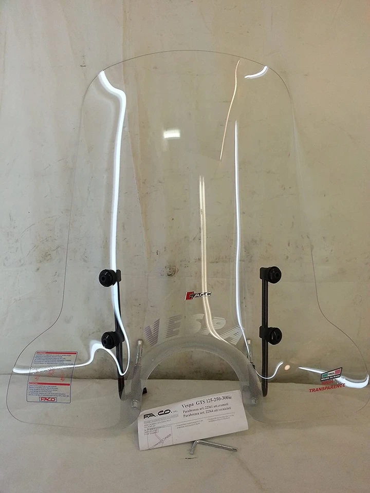 PARABREZZA FACO + KIT STAFFE PIAGGIO VESPA GRANTURISMO 125-200