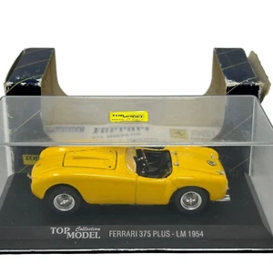 1954 Ferrari 375 Plus Le Mans Diecast Car Top Model Yellow Made In Italy 1/43 - Picture 1 of 13