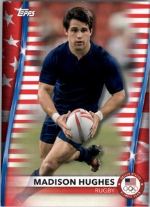 2021 Topps U.S. Olympic Team U.S. Flag #59 Madison Hughes /299 - NM-MT