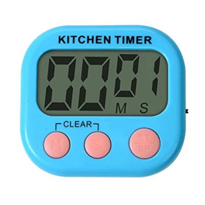 Digital Kitchen Timer Magnetic Cooking LCD for Food Household Use Loud Alarm T2 - Image 1 of 4