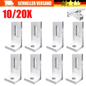 Alu 90° Winkel Extra Stabile Ausführung Solar Verbindungswinkel PV 85x40x7,5mm~ - Bild 1 von 22
