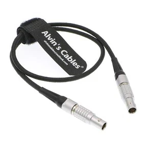 for Teradek Bond Vaxis from ARRI Power Cable 2Pin Male to 2Pin Flexible Braided- - Zdjęcie 1 z 6