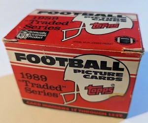 1989 Topps Traded Football Complete Set (132) Aikman, Deion and Barry Sanders RC - Picture 1 of 21