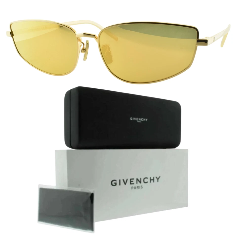 NEW GIVENCHY GV40005U 32G *3 B 61-16-140 Amber Cat Eye Full Rim Women Sunglasses Foto 1 de 4