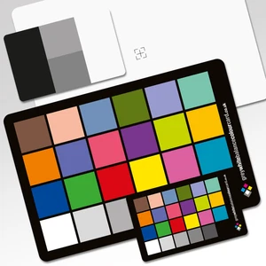 Carta colore bilanciamento bianco grigio 24, DUO: carte di medie dimensioni e 3x2 colori - Foto 1 di 7