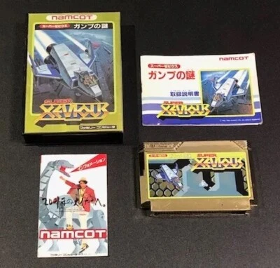 Super Xevious: Ganpu no Nazo (NES 1986) Japan Manual Boxed Flyer Complete - Image 1 of 4