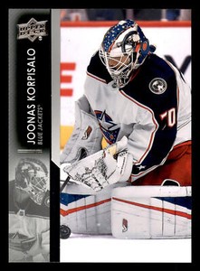 2021 Upper Deck Joonas Korpisalo #304  Columbus Blue Jackets