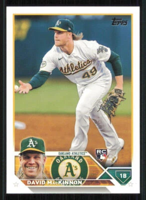 2023 Topps #276 David MacKinnon RC - Image 1 of 2