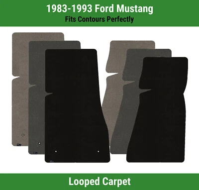 Alfombrillas de primera fila Lloyd Classic Loop para Ford Mustang 1983-1993  Foto 1 de 4