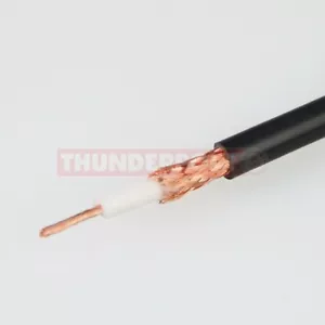 20m RG Mini 8 Premium Koaxial Koaxialkabel schwarz RG8 Blei für CB & Amateurradio - Bild 1 von 1