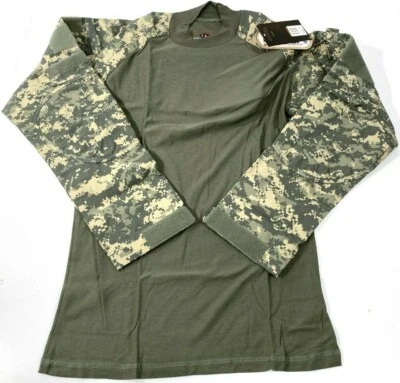 NEW MENS TRU-SPEC NYCO RIPSTOP TRU COMBAT SHIRT 2551 DIGITAL CAMO MEDIUM LONG - Image 1 of 3