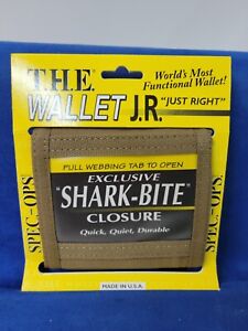 The Wallet J.R. Shark Bite Closure Spec-Ops Brand NIP Quick Quiet Durable