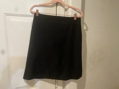 Mujer Louis Vuitton Uniforme Poliéster Negro Sólido Falda Talla 40 Cintura 28 Foto 1 de 4