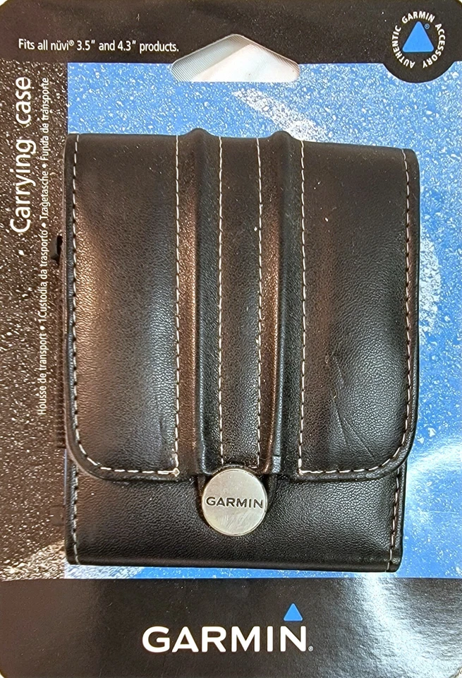 Garmin Faux Leather Carrying Case Fits 3.5" & 4.3" Garmin GPS Displays SatNav - Image 1 of 4