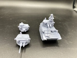 28mm, 1/56, 3D Printed, WW2, British, Vickers VI W/3 Turret Options, Bolt Action - Picture 1 of 6