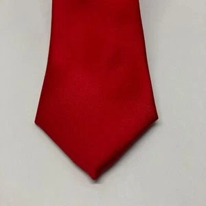 Izod Tie Red YOUTH Necktie 55.5" Long x 2.75" Wide EUC - Picture 1 of 8