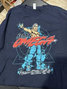 KENNY OMEGA "AIM" Pro Wrestling Crate Men's Size X-Large T-Shirt WWF AEW WWE - Picture 1 of 2