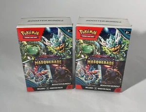 2x Pokémon Scarlet Violet Twilight Masquerade Booster Bundle New/Factory Sealed - Picture 1 of 2
