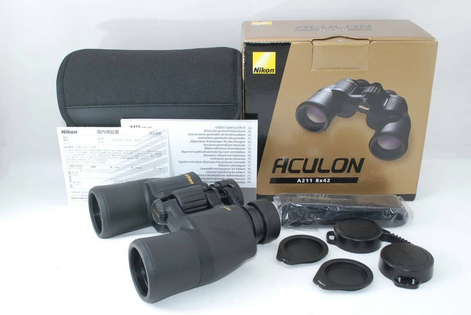 Nikon Accuron A211 8x42 Polo Prism Type Binoculars ACA2118X42 New in Box - Image 1 of 1