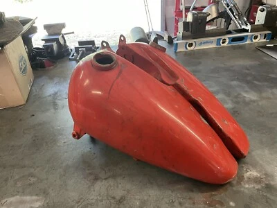 48-51 OEM Harley Panhead Knucklehead 3.5 Gal Cambio de tanque de gasolina de combustible FL EL U UL Foto 1 de 4
