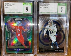 2020 Josh Allen Prizm Green + Select Phenomenon CSG 9 LOT Optic Mosaic Donruss - Picture 1 of 1