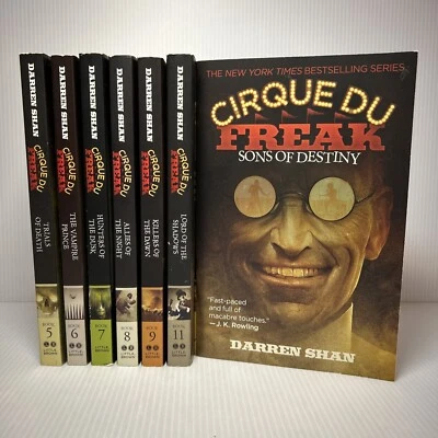 Лот 7 PB CIRQUE DU FREAK от Darren Shan ~ книги 5 6 7 8 9 11 12, вампирский ужас - Изображение 1 из 4
