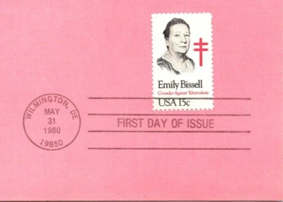 USPS FDC First Day Cover Souvenir Sheet Emily Bissell Scott #1823 - Image 1 of 2