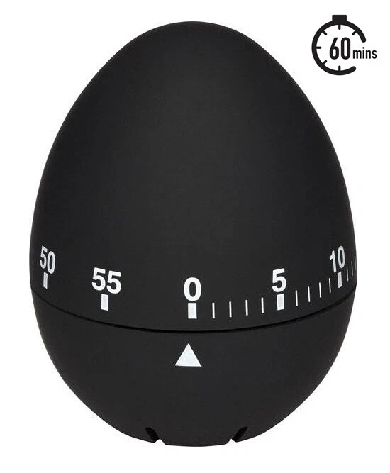 CONTAMINUTI TIMER MECCANICO 60 MINUTI (NO BATTERIE) CON SUONERIA  - Immagine 1 di 1